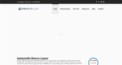 Desktop Screenshot of normanlawjax.com